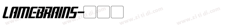 LAMEBRAINS字体转换