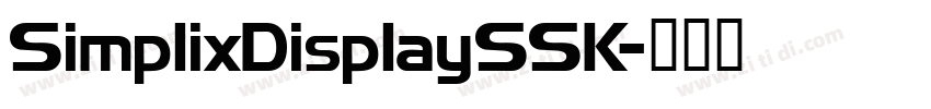 SimplixDisplaySSK字体转换