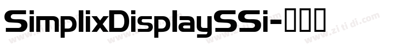 SimplixDisplaySSi字体转换
