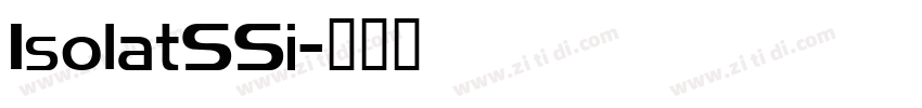 IsolatSSi字体转换