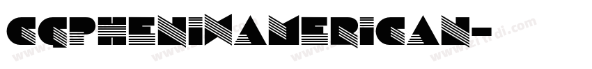 CgPhenixAmerican字体转换
