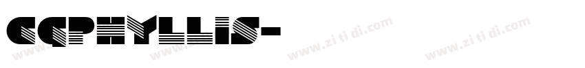 CgPhyllis字体转换