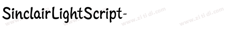 SinclairLightScript字体转换