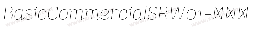 BasicCommercialSRW01字体转换