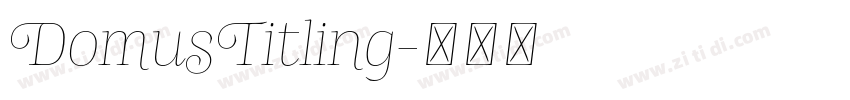 DomusTitling字体转换