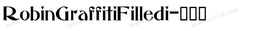 RobinGraffitiFilledi字体转换
