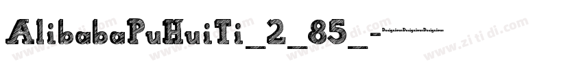 AlibabaPuHuiTi_2_85_字体转换