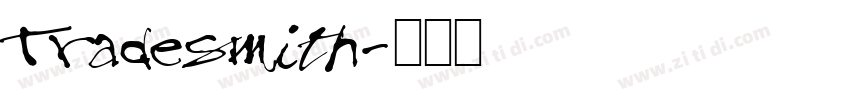 Tradesmith字体转换