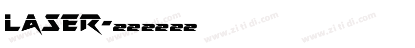 LASER字体转换