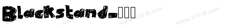 Blackstand字体转换