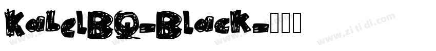 KabelBQ-Black字体转换