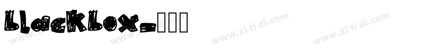 blackbox字体转换