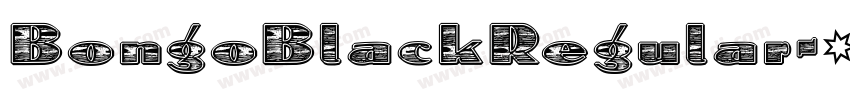 BongoBlackRegular字体转换