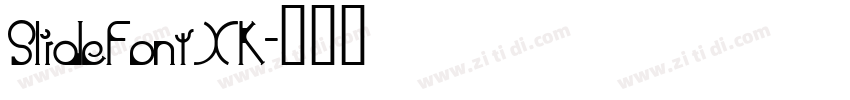 SlideFontXK字体转换
