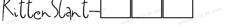 KittenSlant字体转换