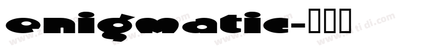 Enigmatic字体转换