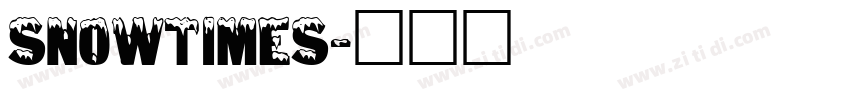 Snowtimes字体转换