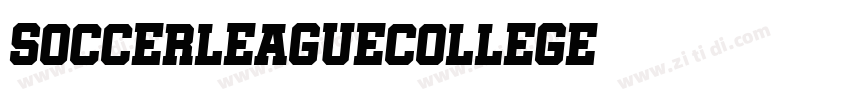 SoccerLeagueCollege字体转换
