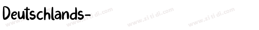Deutschlands字体转换