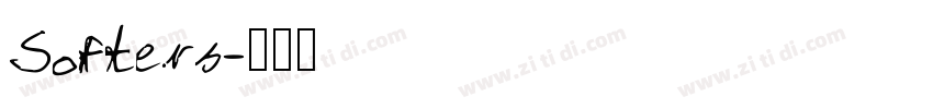 Softers字体转换