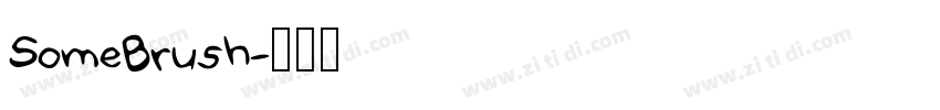 SomeBrush字体转换
