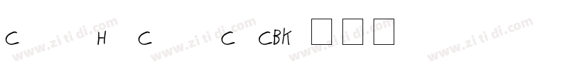 CloudHeiChaoCuCBK字体转换