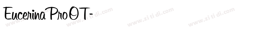 EucerinaProOT字体转换