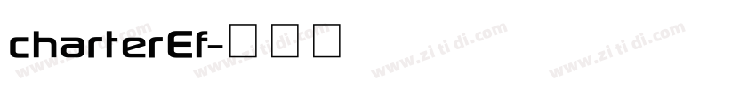 charterEf字体转换