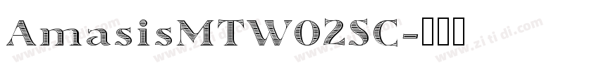 AmasisMTW02SC字体转换