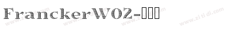 FranckerW02字体转换