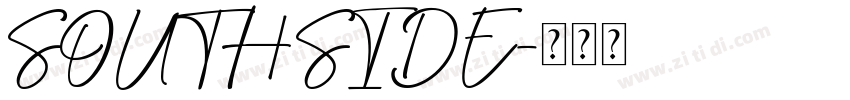 SOUTHSIDE字体转换