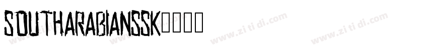 SouthArabianSSK字体转换