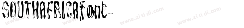 SOUTHAFRICAfont字体转换