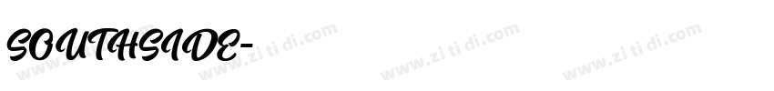 SOUTHSIDE字体转换