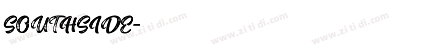 SOUTHSIDE字体转换