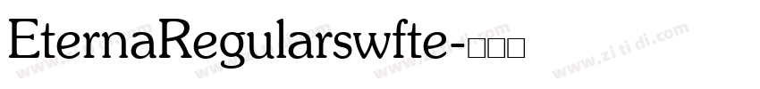 EternaRegularswfte字体转换