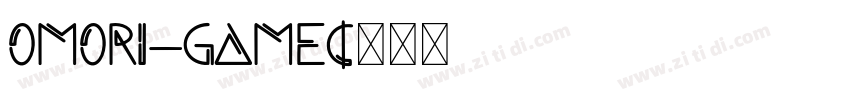 omori_game字体转换