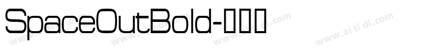 SpaceOutBold字体转换