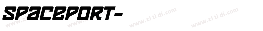 Spaceport字体转换
