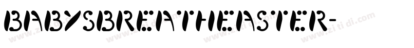 BabysBreathEaster字体转换