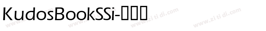 KudosBookSSi字体转换 KudosBookSSi字体转换