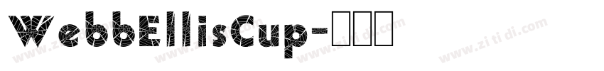 WebbEllisCup字体转换