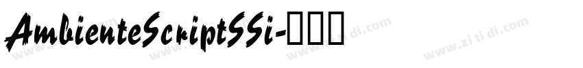 AmbienteScriptSSi字体转换