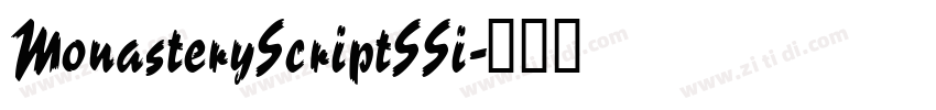 MonasteryScriptSSi字体转换