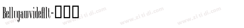 BellugawvideAlt字体转换