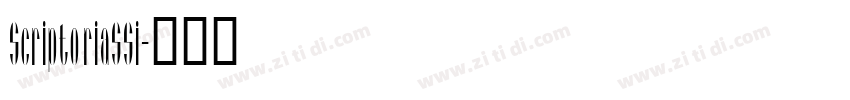 ScriptoriaSSi字体转换