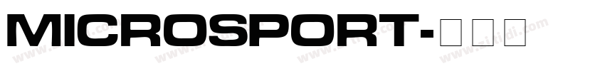 Microsport字体转换