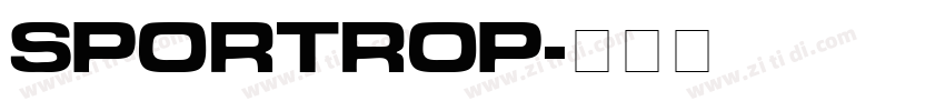 sportrop字体转换