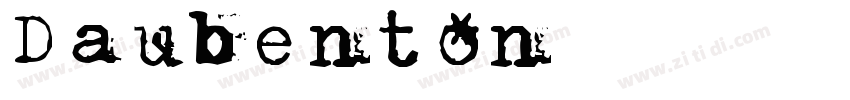 Daubenton字体转换