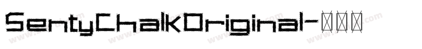 SentyChalkOriginal字体转换